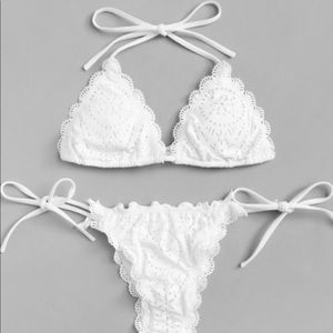 White bikini